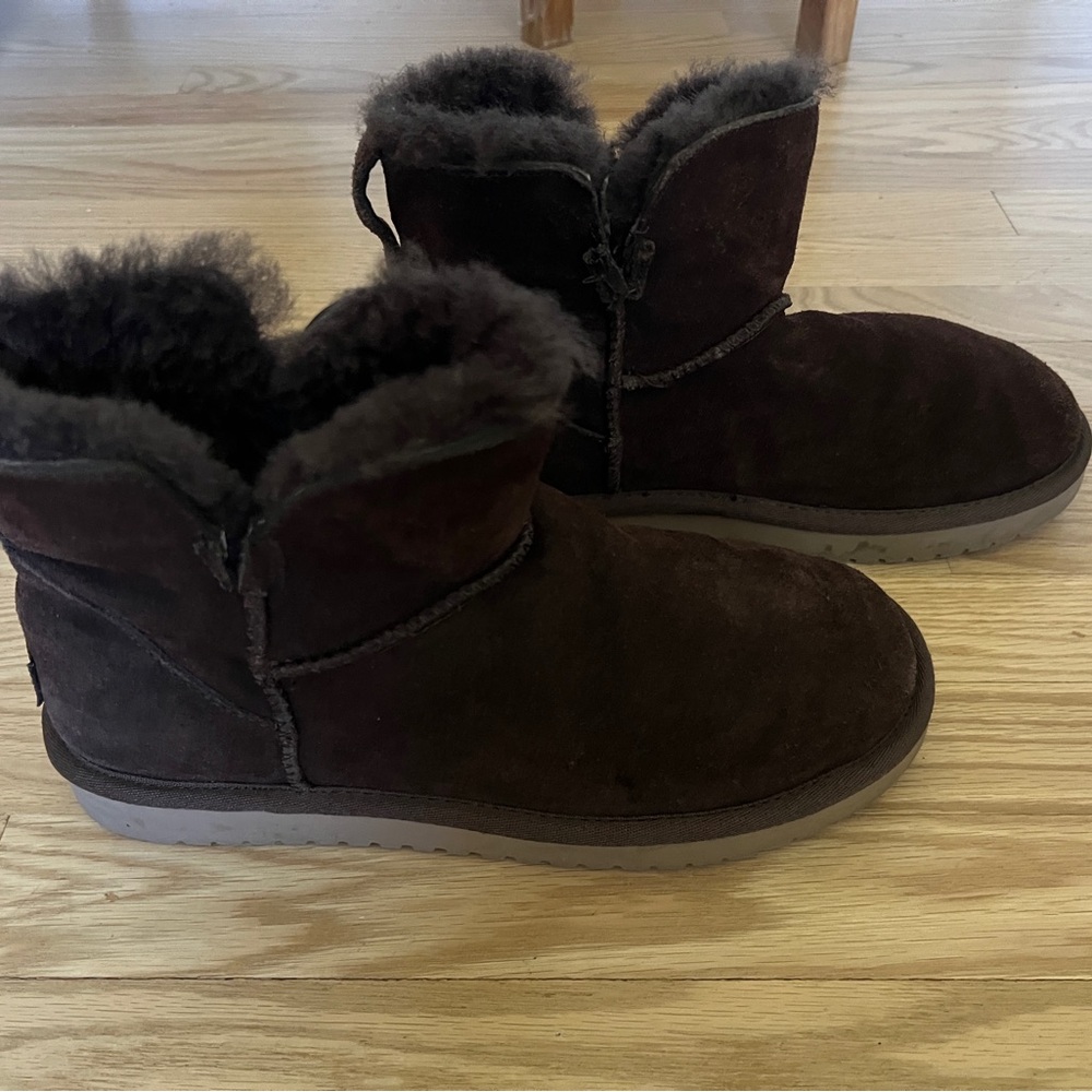 Koolaburra Dark Brown Winter Boots